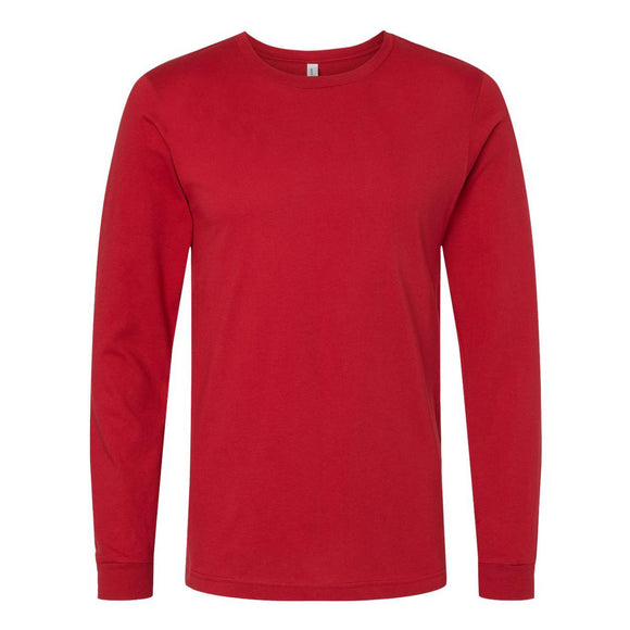 3501 BELLA + CANVAS Unisex Jersey Long Sleeve Tee Canvas Red