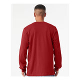 3501 BELLA + CANVAS Unisex Jersey Long Sleeve Tee Canvas Red