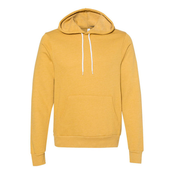 3719 BELLA + CANVAS Sponge Fleece Hoodie Heather Mustard