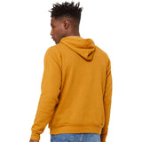 3719 BELLA + CANVAS Sponge Fleece Hoodie Heather Mustard