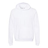 3719 BELLA + CANVAS Sponge Fleece Hoodie DTG White