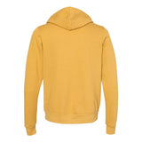 3739 BELLA + CANVAS Sponge Fleece Full-Zip Hoodie Heather Mustard