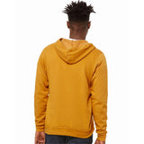 3739 BELLA + CANVAS Sponge Fleece Full-Zip Hoodie Heather Mustard