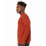 3901 BELLA + CANVAS Sponge Fleece Raglan Crewneck Sweatshirt Brick