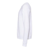 3945 BELLA + CANVAS Sponge Fleece Drop Shoulder Crewneck Sweatshirt DTG White