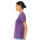 6400 BELLA + CANVAS Women’s Relaxed Jersey Tee Royal Purple