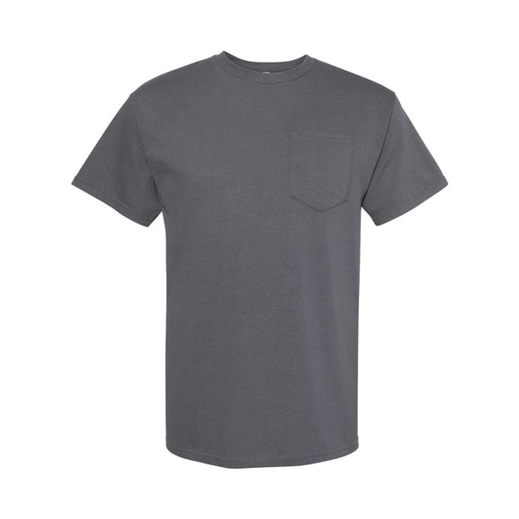 1905 ALSTYLE Heavyweight Pocket T-Shirt Charcoal