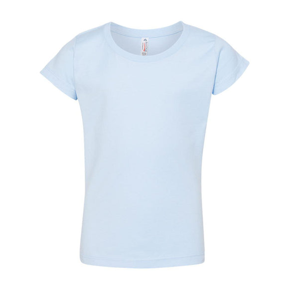 3362 ALSTYLE Girls’ Ultimate T-Shirt Powder Blue