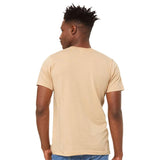 3001CVC BELLA + CANVAS CVC Jersey Tee Heather Sand Dune