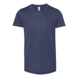 3413Y BELLA + CANVAS Youth Triblend Tee Solid Navy Triblend