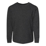 3501T BELLA + CANVAS Toddler Jersey Long Sleeve Tee Dark Grey Heather