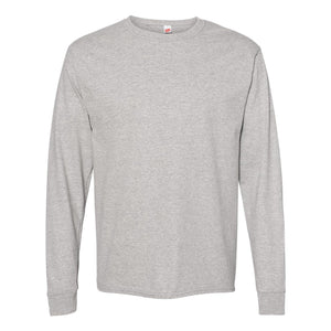 5286 Hanes Essential-T Long Sleeve T-Shirt Oxford Grey