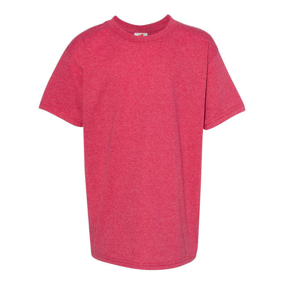 5370 Hanes Ecosmart™ Youth T-Shirt Heather Red