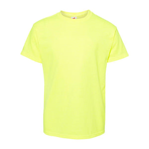 5370 Hanes Ecosmart™ Youth T-Shirt Safety Green