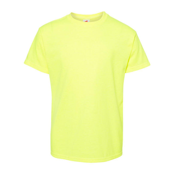 5370 Hanes Ecosmart™ Youth T-Shirt Safety Green