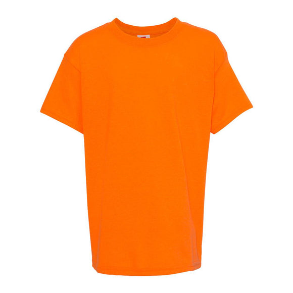 5370 Hanes Ecosmart™ Youth T-Shirt Safety Orange