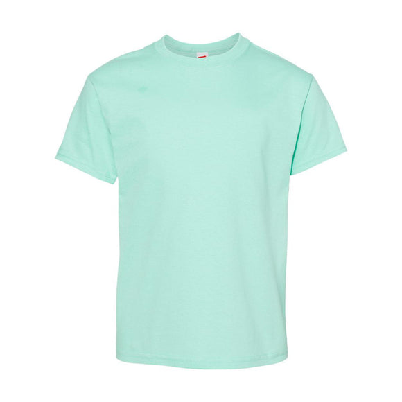 5480 Hanes Essential-T Youth T-Shirt Clean Mint