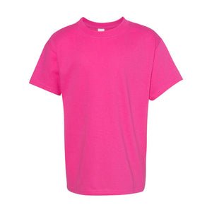 5480 Hanes Essential-T Youth T-Shirt Wow Pink