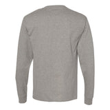 5586 Hanes Authentic Long Sleeve T-Shirt Oxford Grey