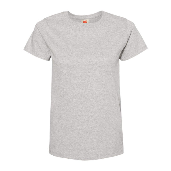 5680 Hanes Essential-T Women’s T-Shirt Oxford Grey