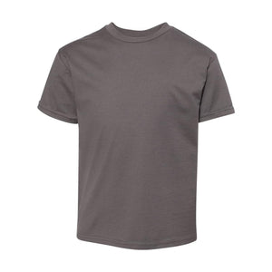 498Y Hanes Perfect-T Youth T-Shirt Smoke Grey