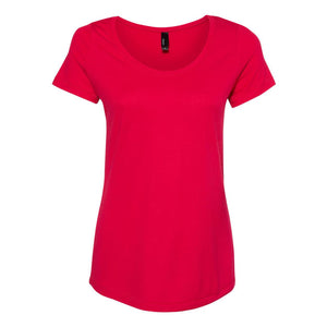 MO150 Hanes Women’s Modal Triblend T-Shirt Solid Red Triblend