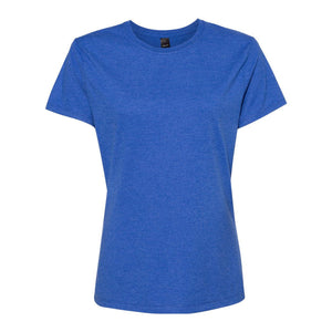 SL04 Hanes Perfect-T Women’s T-Shirt Heather Blue