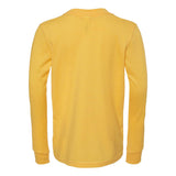 3501Y BELLA + CANVAS Youth Jersey Long Sleeve Tee Heather Yellow Gold