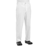 2020 Chef Designs Cook Pants White - Unhemmed