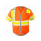 1573-1574 Kishigo Premium Brilliant Series® Ultimate Reflective Class 3 Vest Orange