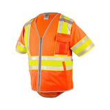 1573-1574 Kishigo Premium Brilliant Series® Ultimate Reflective Class 3 Vest Orange