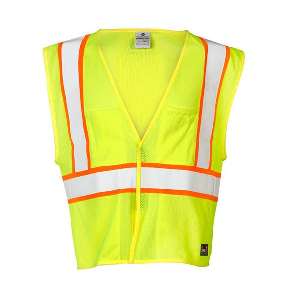 F306-F307 Kishigo FR Pro Series Vest Lime Mesh