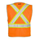 1576-1577 Kishigo Premium Brilliant Series® X Back Dual Compliant Vest Orange