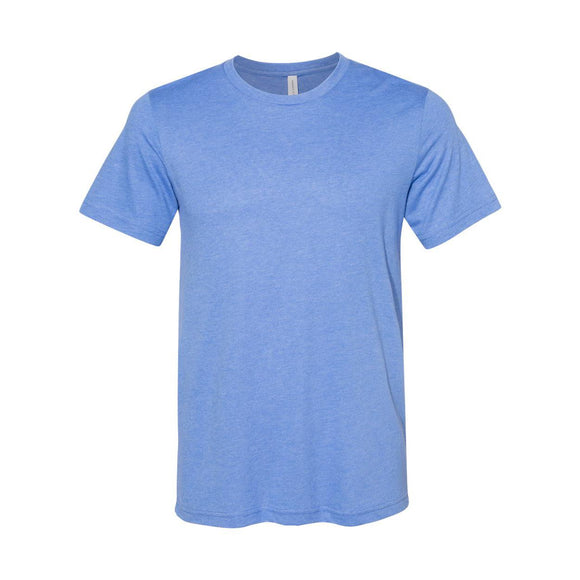 3301 BELLA + CANVAS Sueded Tee Heather Columbia Blue