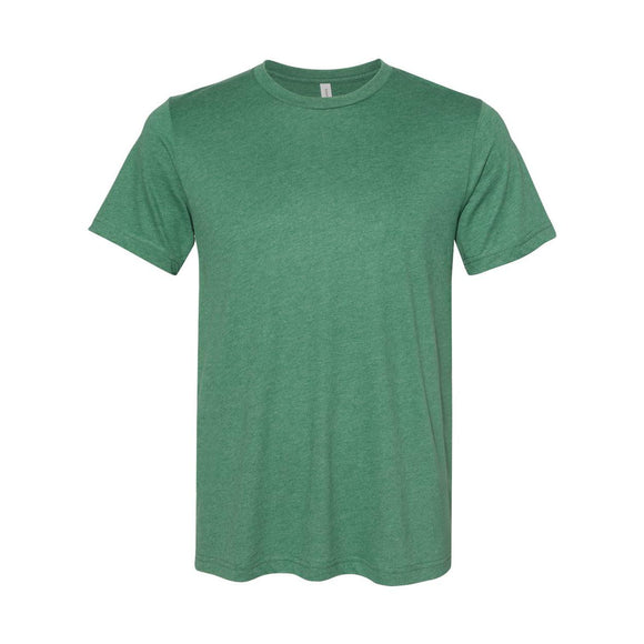 3301 BELLA + CANVAS Sueded Tee Heather Grass Green