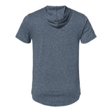 2022 Next Level Unisex Mock Twist Hoodie T-Shirt Indigo