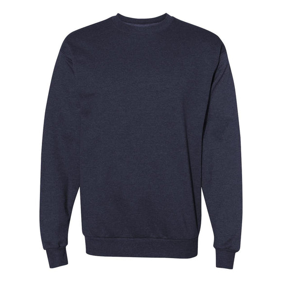 P160 Hanes Ecosmart® Crewneck Sweatshirt Heather Navy