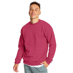 P160 Hanes Ecosmart® Crewneck Sweatshirt Heather Red