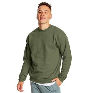 P160 Hanes Ecosmart® Crewneck Sweatshirt Fatigue Green