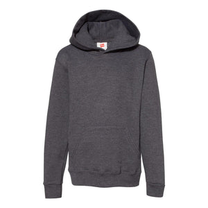 P473 Hanes Ecosmart® Youth Hooded Sweatshirt Charcoal Heather