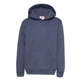 P473 Hanes Ecosmart® Youth Hooded Sweatshirt Heather Navy