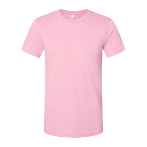 3001CVC BELLA + CANVAS CVC Jersey Tee Heather Bubble Gum