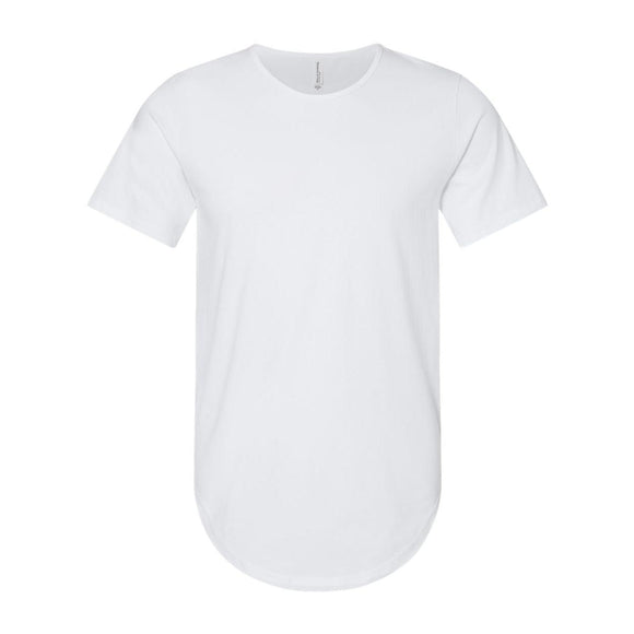 3003 BELLA + CANVAS Jersey Curved Hem Tee White