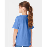 5480 Hanes Essential-T Youth T-Shirt Carolina Blue