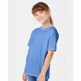 5480 Hanes Essential-T Youth T-Shirt Carolina Blue