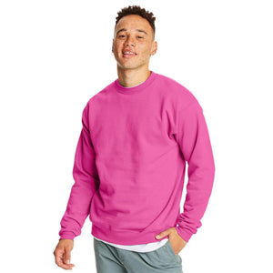 P160 Hanes Ecosmart® Crewneck Sweatshirt Wow Pink