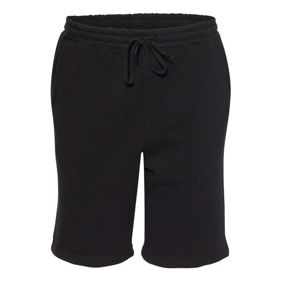 IND20SRT Independent Trading Co. Midweight Fleece Shorts Black