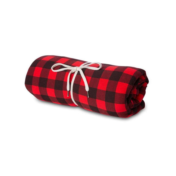 INDBKTSB Independent Trading Co. Special Blend Blanket Red Buffalo Plaid