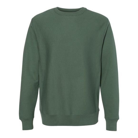 IND5000C Independent Trading Co. Legend - Premium Heavyweight Cross-Grain Crewneck Sweatshirt Alpine Green