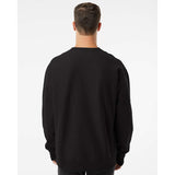 IND5000C Independent Trading Co. Legend - Premium Heavyweight Cross-Grain Crewneck Sweatshirt Black